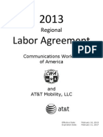 2013 AT&T Mobility Regional Labor Agreement