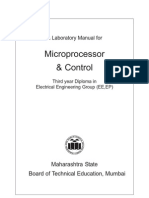 Manual For Microprocessor and Control