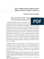 CAMINHA, Iraquitan de Oliveira. Humanismo e Terror Segundo Merleau-Ponty - em Que Medida É Possível Tolerar A Violência.