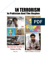 INDIAN TERRORISM IN PAKISTAN The Story of Two Spies and One Saboteur