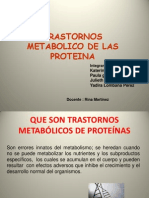 Trastorno de Metabolismo de Proteinas Rinaaaaaa