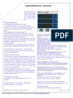 RISH Master 3430: Digital Multifunction Instrument