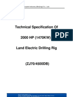 ZJ70 (4500DB) Technical Spec