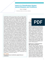 Development of A Classification System For Periodontal Diseases and Conditions - Armitage 1999