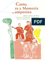 Canto Palabra y Memoria Campesina