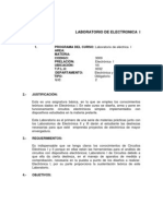 Laboratorio Electronica I PDF