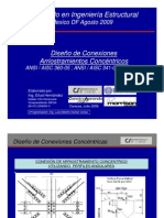 Diseño de Conexiones Con Arriost Concéntricos - Agosto 09