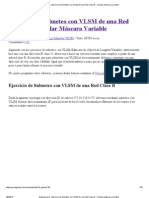 Gastoncracia - Ejercicio de Subneteo Con VLSM de Una Red Clase B - Calcular Máscara Variable