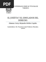 El Jurista y El Simulador Del Derecho