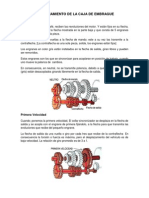 Funcionamiento de La Caja de Cambios