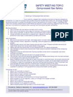 Safety Meeting Topic: Compressed Gas Safety: Provided By: Hellman & Associates, Inc.,, 303-384-9828