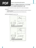 Informe de Laboratorio de Óptica