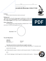 Microscope Letter e Lab 2011