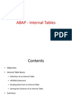 08 - ABAP - Internal Tables