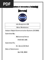 Delta Modulation in MATLAB