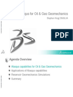 Abaqus For Oil & Gas Geomechanics: Stephen King - SIMULIA