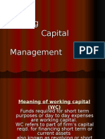 Working Capital Management Finance