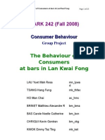 Consumer Behavior of Drinking Beer in Lan Kwai Fong, Hong Kong