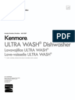 Kenmore - 665 1328 Dishwasher User Guide