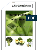 Recetas Afrodisiacas