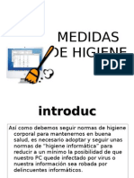 Medidas de Higiene 2