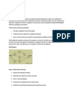 Critical Path Analysis Method