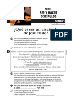 SERIE SER Y HACER DISCIPULOS 01 Que Es Ser Un Discipulo de Jesucristo