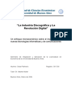 La Industria Discografica y La Revolucion Digital Cesar Palmeiro