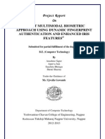 Fast Multimodal Biometric Approach Using Dynamic Fingerprint Authentication and Enhanced Iris Features