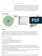 Land Use Models