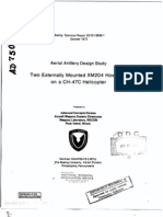 Aerial Artillery Design Study Two Externally Mounted Xm204 Howitzers On A CH 47c Helicopter