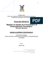 Resumen Ejecutivo MAGIET Facultad Tecnológica