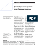 Cerebral Perfusion Pressure and Cerebral