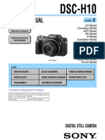 Sony Dsc-h10 Service Manual Le