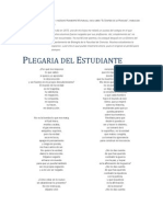 Plegaria Del Estudiante