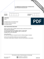 University of Cambridge International Examinations General Certificate of Education Advanced Level