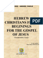 Hebrew Christians Fight Beginings For The Gospel of Jesus - Jehosuah