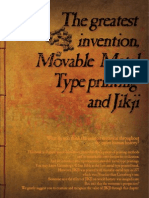 The Greatest Invention, Movable Metal Type Printing and Jikji