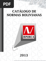 Catalogo Normas Bolivianas 2013