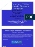 Pharmacy Calculations PDF