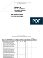 Bill of Quantities Schedule-A