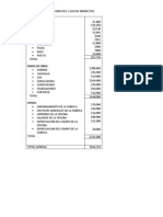 Estimacion de Prorrateo y Gastos Indirectos