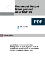 SAP SD Génération Et Distribution de Dossiers de Vente