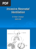 Neonatal Ventilation