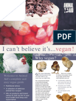 I Can't Believe It's Vegan - A Guide To Dairy - and Egg-Free Shopping, Cooking and Eating