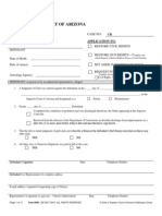 Restore Civil Rights Form