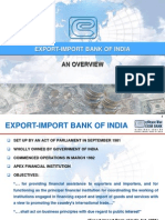 Export-Import Bank of India: An Overview