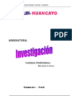 Ed. A Distancia - Cevatur - Investigación