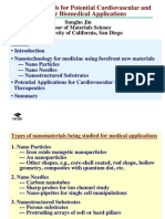 Nano Materials For Potential Cardiovascular and Other Biomedical Applications