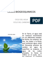 Ciclos Biogeoquímicos Del Agua y Carbono